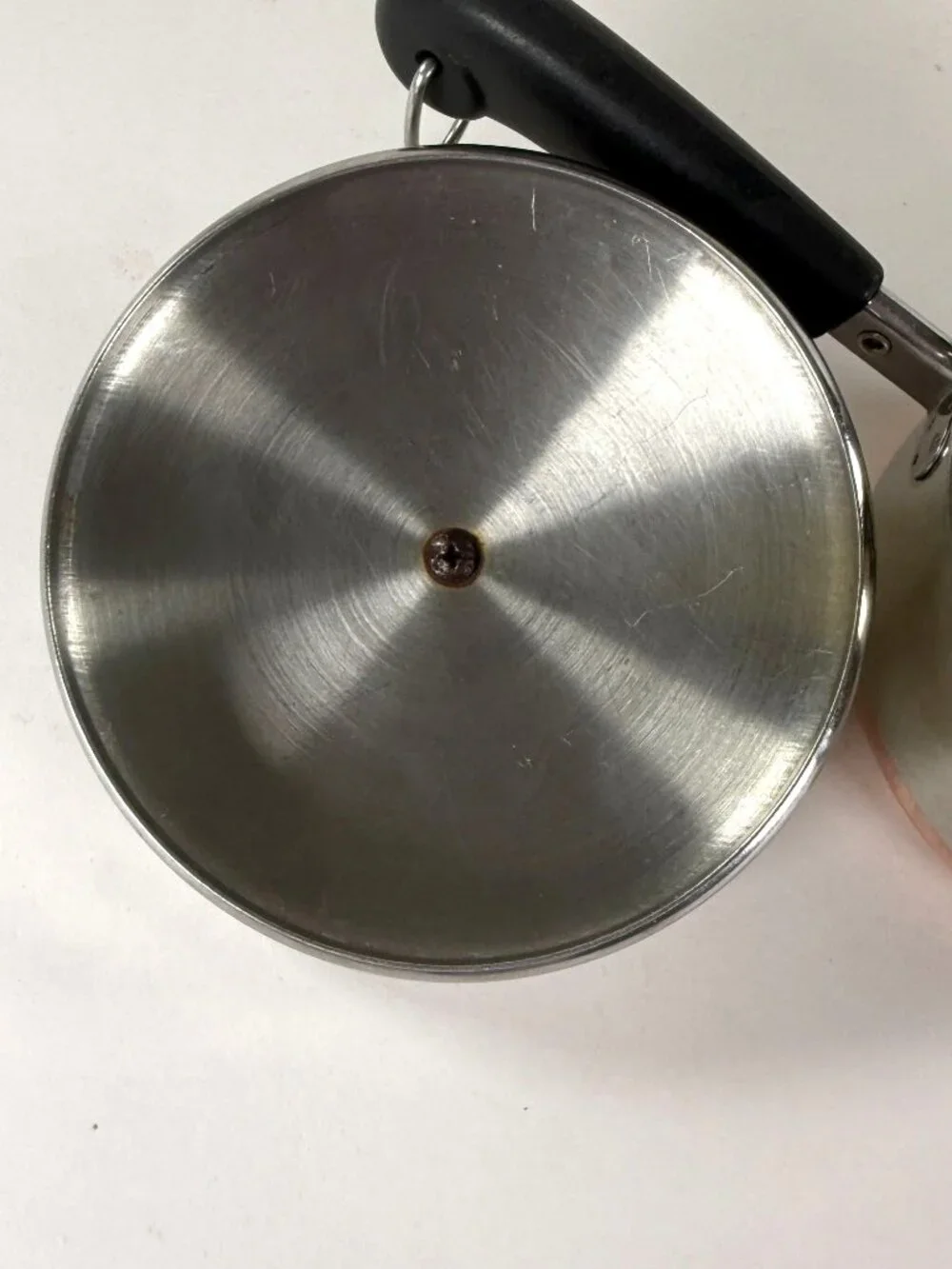 Vintage Revere Ware 1 Qt Stainless Steel Saucepan Copper Bottom w/ Lid Indonesia